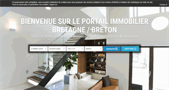 Desktop Screenshot of immobilier-en-bretagne.com